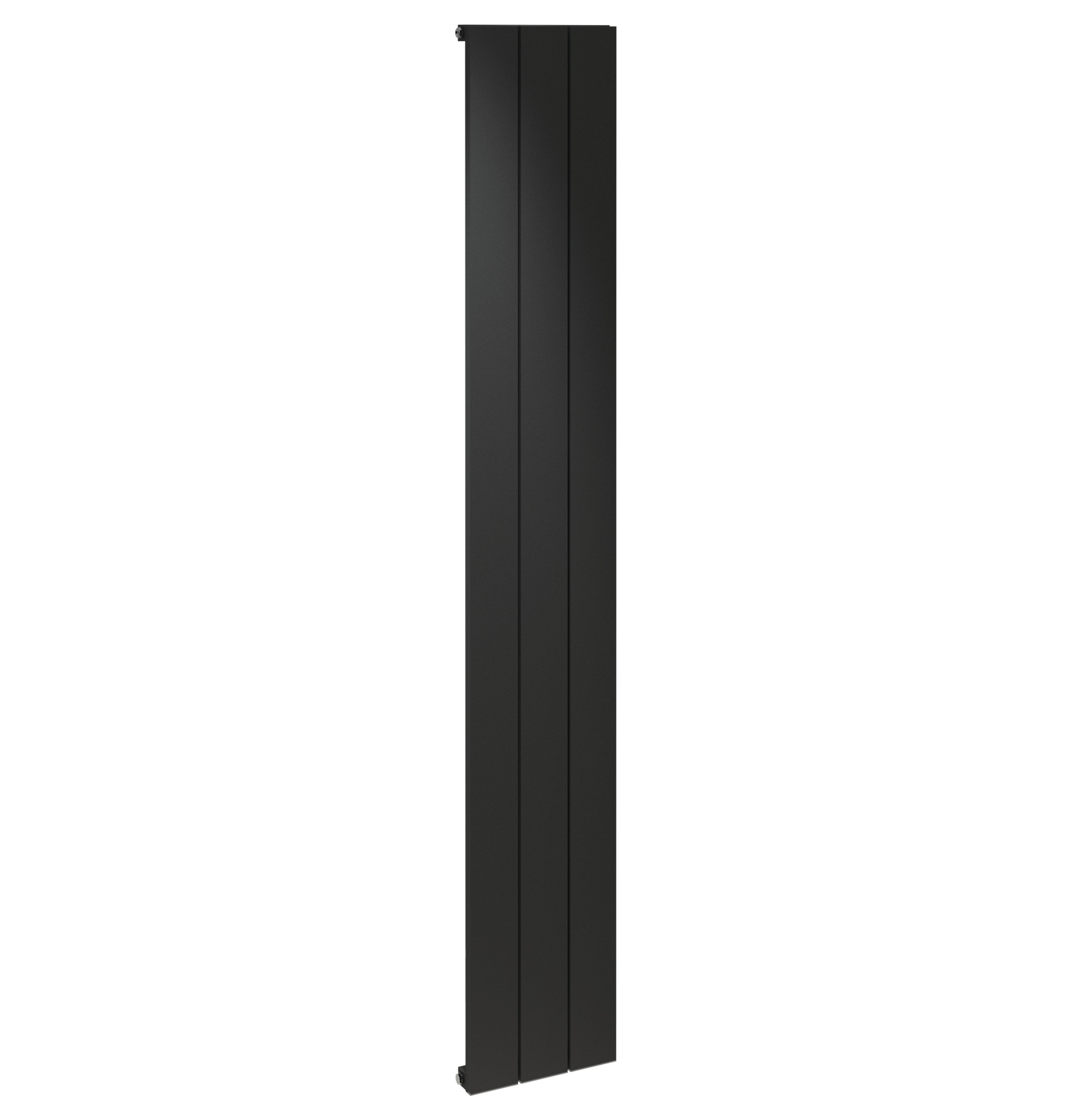 Alulite Flat Radiator 1800mm x 280mm Textured Black