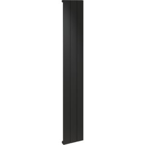 Alulite Flat Radiator 1800mm x 280mm Textured Black