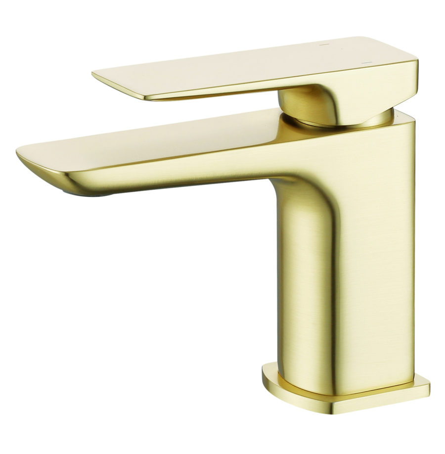 Finissimo Brushed Brass Cloakroom Basin Mixer