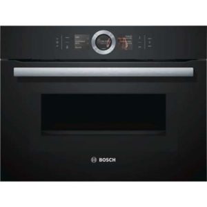 Bosch black/silver microwave