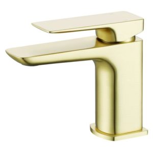 Finissimo Brushed Brass Basin Mixer