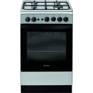 silver/ chrome & black oven