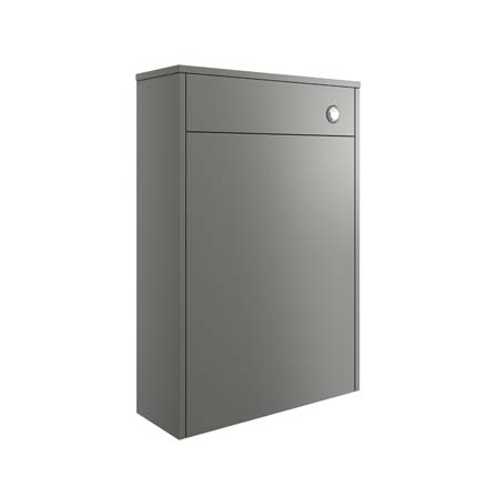 Perla Matt Grey 600mm Floor Standing WC Unit