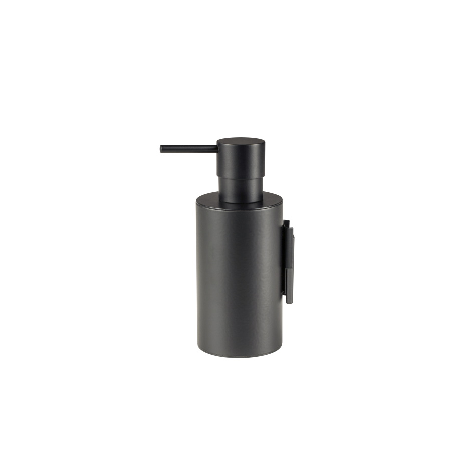 Bertini Matt Black Soap Dispenser Wall Mounted