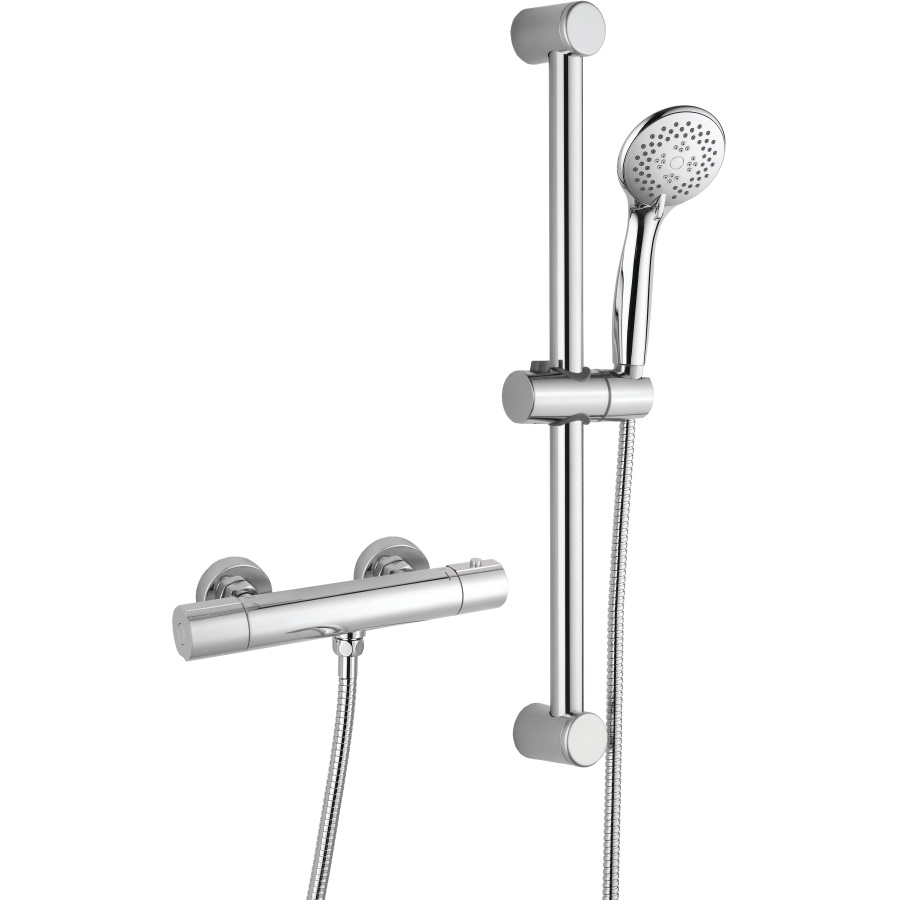 Primo Cool-Touch Thermostatic Bar Mixer Shower