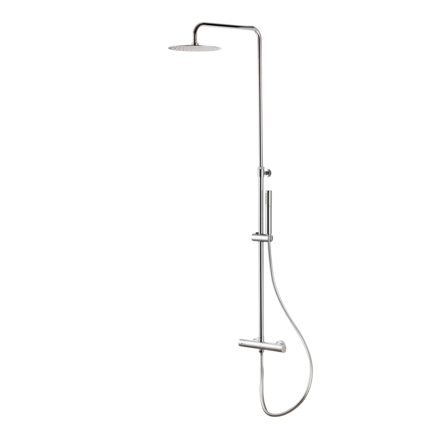 Chrome Round Shower Kit