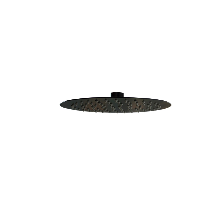 Timea Black 250mm Round Shower Head