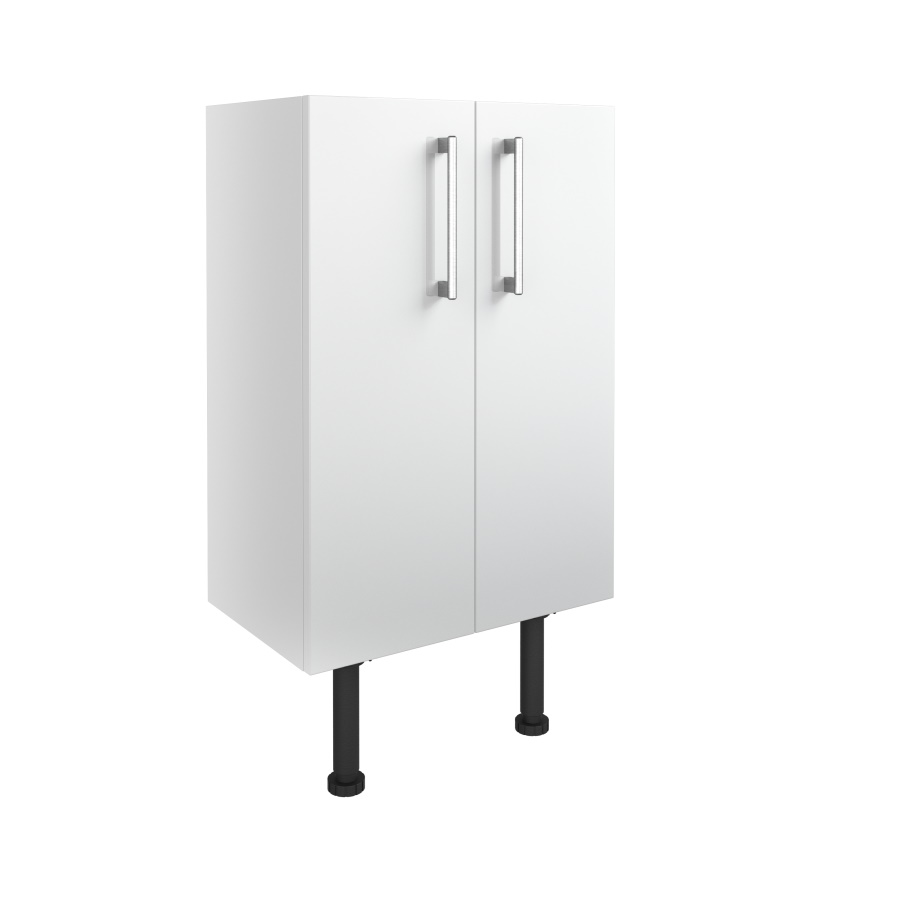 Alba White Gloss 500mm 2 Door Base Unit