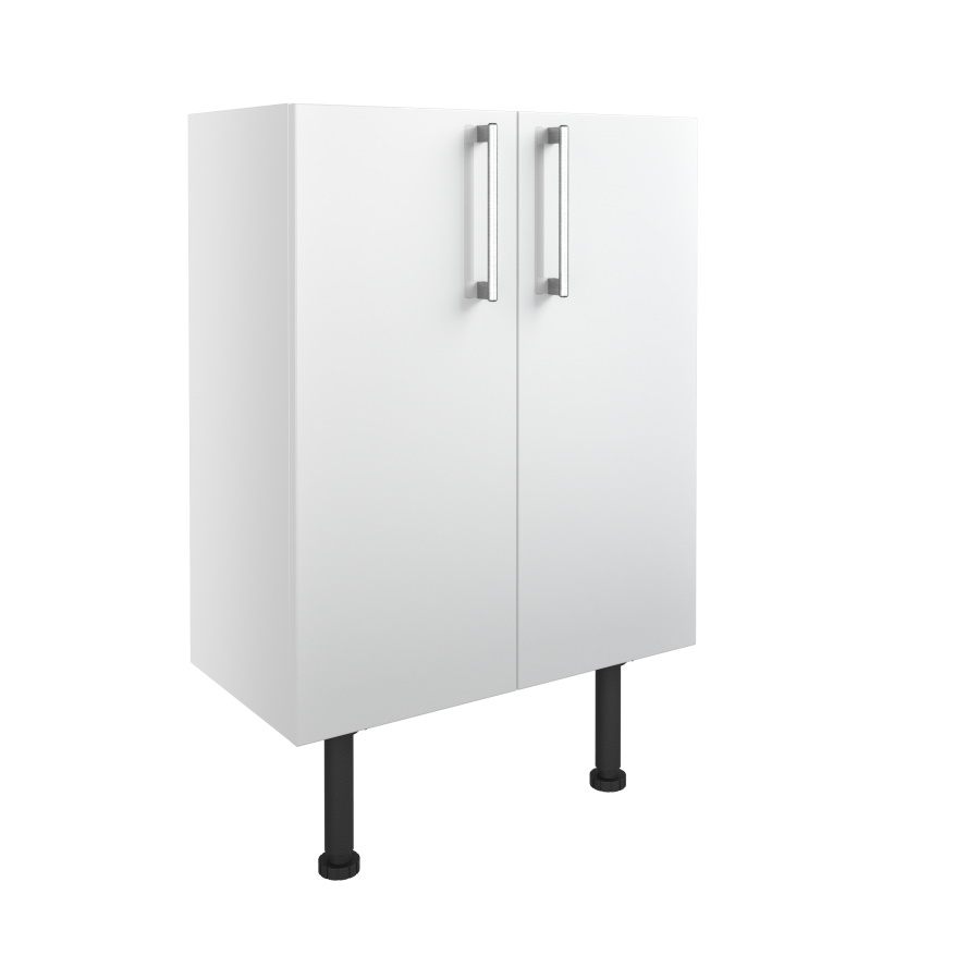 Alba White Gloss 600mm 2 Door Base Unit