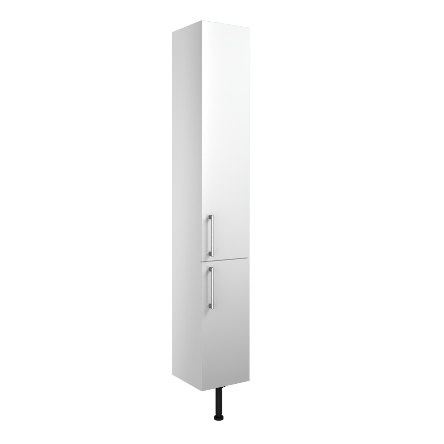 Alba White Gloss 300mm 2 Door Tall Unit