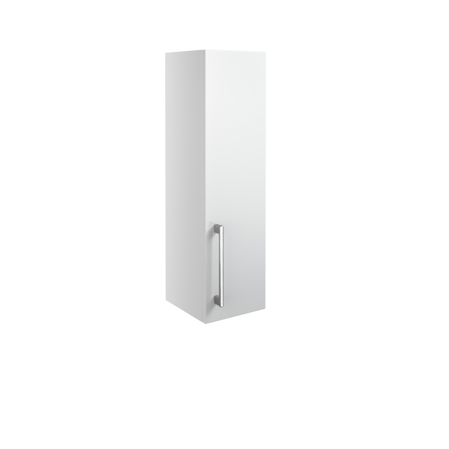 Alba White Gloss 200mm 1 Door Wall Unit