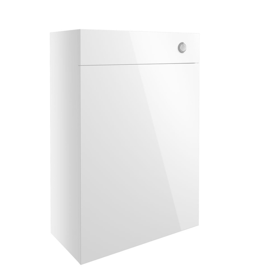 Alba White Gloss 600mm WC Unit