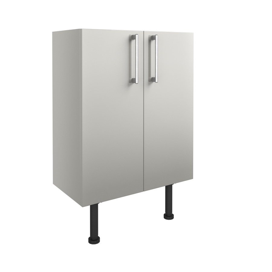 Alba Light Grey 600mm 2 Door Base Unit