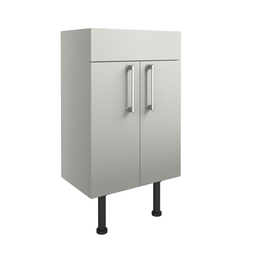 Alba Light Grey 500mm 2 Door Basin Unit