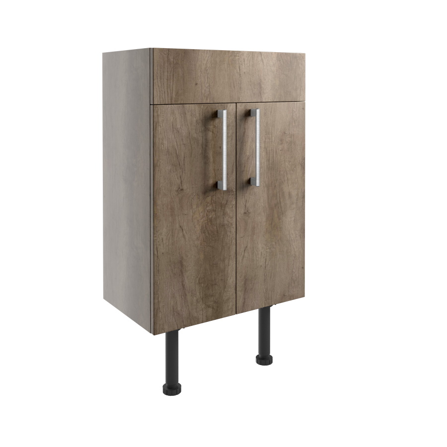 Alba Nebraska Oak 500mm 2 Door Basin Unit