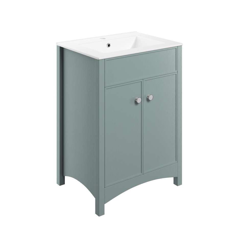 Lucia Sea Green 610mm Vanity Unit