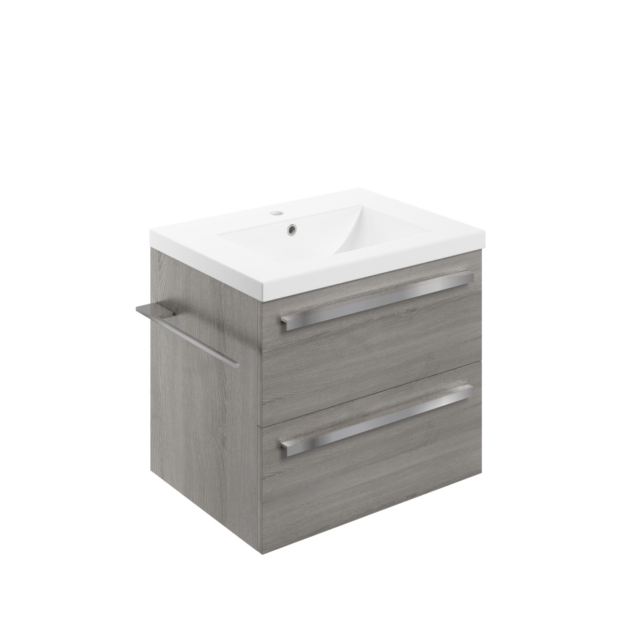 Morina Elm Grey 615mm Wall Hung Unit Inc. Basin