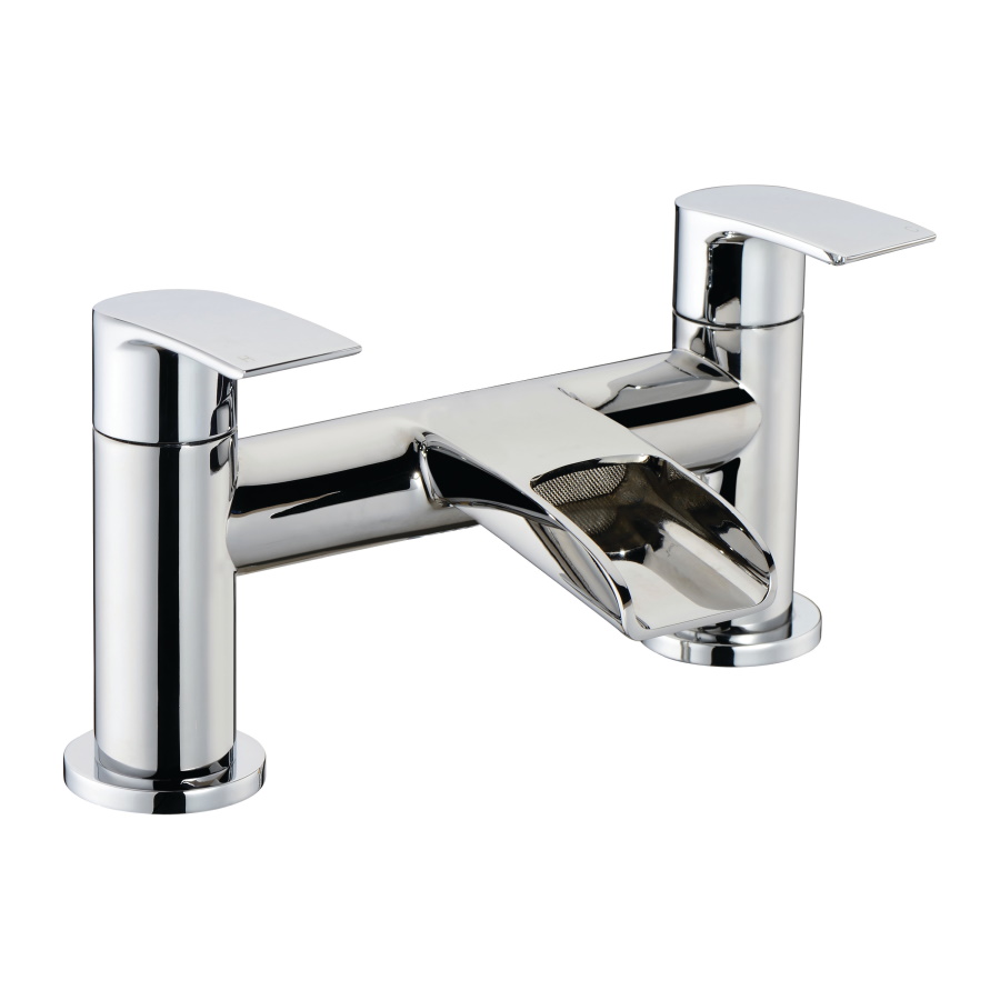chrome Flusso Bath Filler