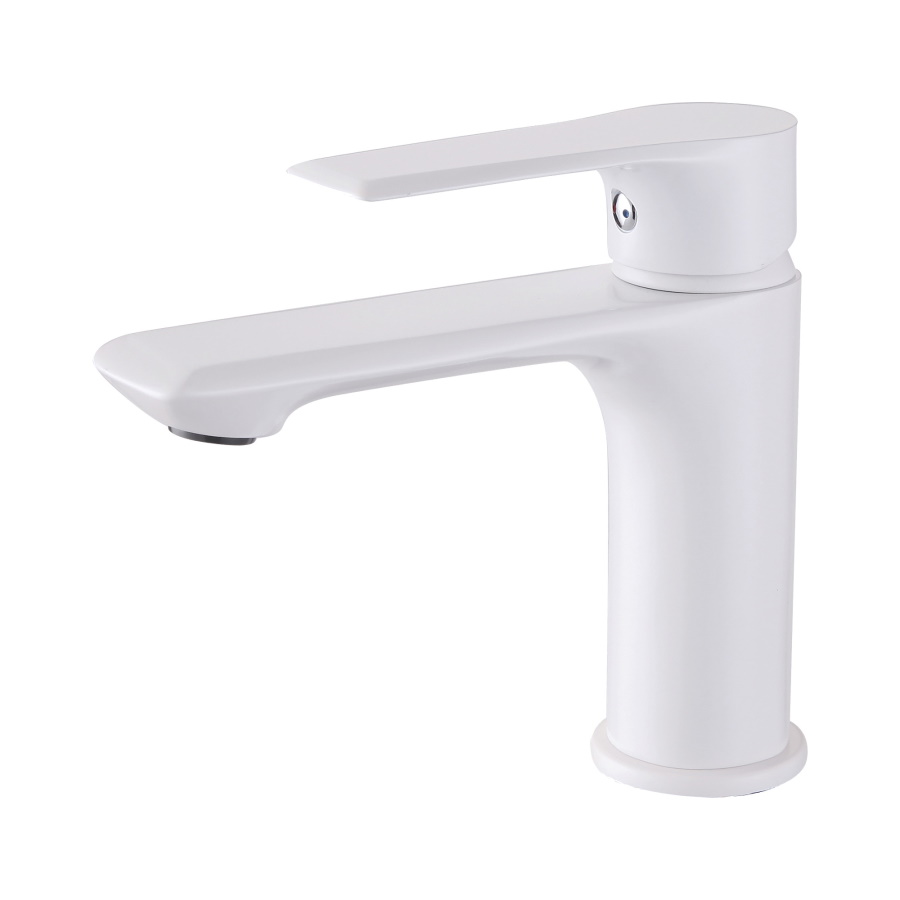 Aqado Basin Mixer White