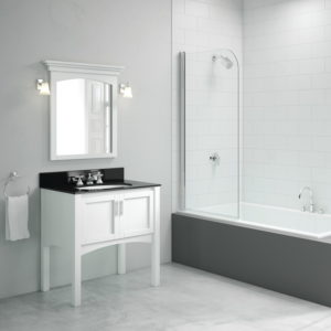 Single Curved Bathscreen