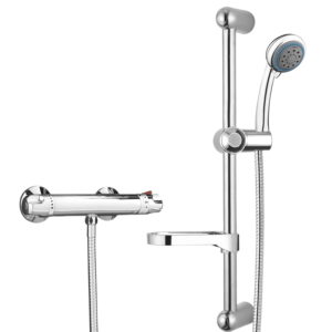 Low Pressure Thermostatic Shower and Riser Round