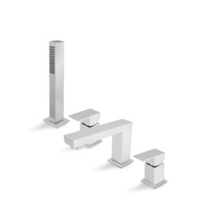 Tamesis 4 Hole Deck Mounted Bath Shower Mixer