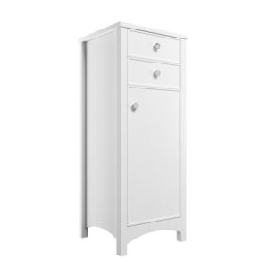 Lucia Satin White Ash 465mm Tall Boy Unit
