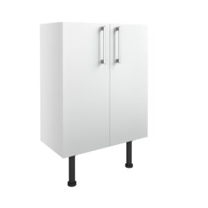 Alba White Gloss 600mm 2 Door Base Unit
