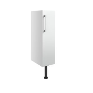 Alba White Gloss 200mm Toilet Roll Unit