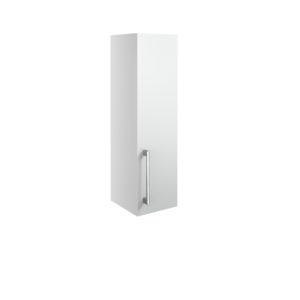 Alba White Gloss 200mm 1 Door Wall Unit