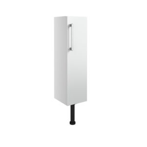 Alba White Gloss 200mm Slim Base Unit