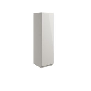 Pearl Grey Gloss 200mm 1 Door Wall Unit