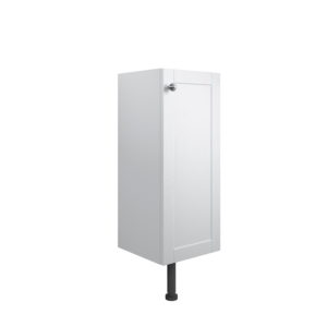 Benita Satin White Ash 300mm 1 Door Base Unit