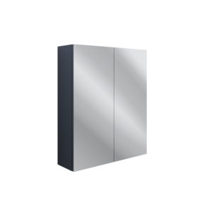 Benita Indigo Ash 600mm 2 Door Mirrored Wall Unit