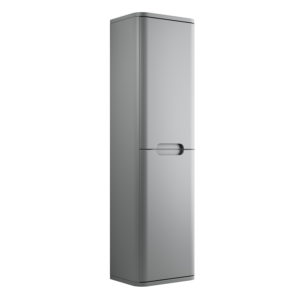 Lambra Matt Grey 350mm 2 Door Wall Hung Tall Unit