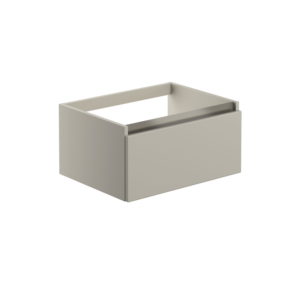 Carino Latte 600mm Wall Hung Basin Unit No Top