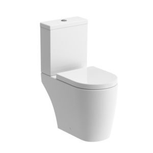 Cilantro Close Coupled WC Rimless Open Back