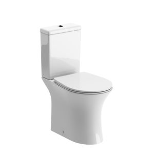 Sando Close Coupled WC Rimless Open Back