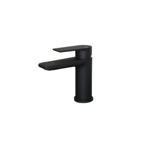 Timea Matt Black Basin Mixer Mono