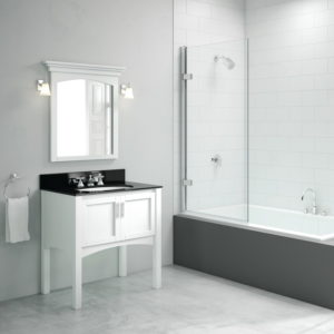 Hinged Square Bathscreen