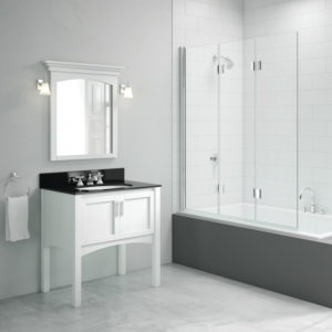 Three Panel Folding Bathscreen