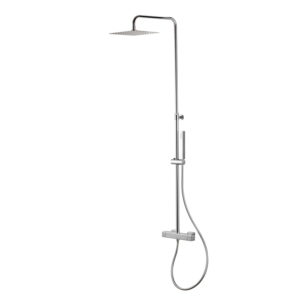 Chrome Square Shower Kit