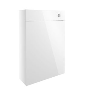 Alba White Gloss 600mm Slim WC Unit
