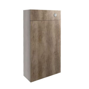 Alba Nebraska Oak 500mm Slim WC Unit