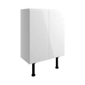 Valesso White Gloss 500mm 2 Door Base Unit