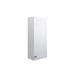Benita Satin White Ash 300mm 1 Door Wall Unit