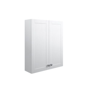 Benita Satin White Ash 600mm 2 Door Wall Unit