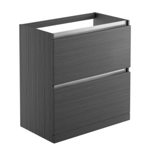 Carino Graphitewood 800mm Floor Standing Basin Unit No Top