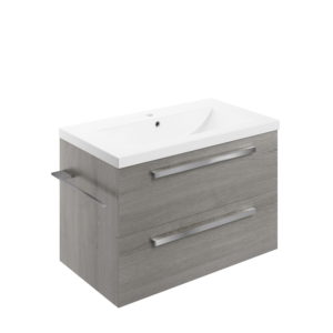 Morina Elm Grey 815mm Wall Hung Unit Inc. Basin