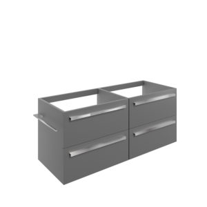 Morina Urban Grey 1200mm Run - 2 x 600mm Wall Hung Unit